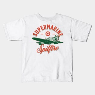 Spitfire - Supermarine | WW2 Plane Kids T-Shirt